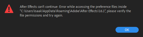 After effects error file is damaged 33 7 что делать